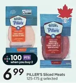 Sobeys Piller's sliced meats offer