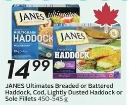 Sobeys Janes ultimates haddock offer