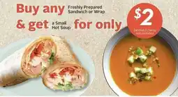 Sobeys Freshly Prepared Sandwich or Wrap offer