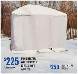 Canac F. Corriveau sun shelter winter cover offer