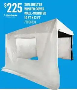 Canac F. Carriveau sun shelter winter cover wall-mounted offer