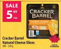 Co-op Cracker Barrel Natural Cheese Slices offer