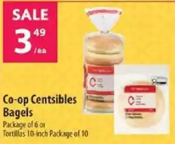 Co-op Co-op Centsibles Bagels offer