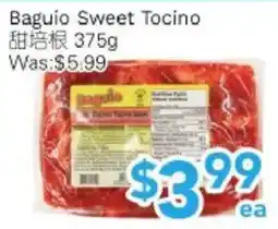 Ample Food Market Baguio sweet tocino offer