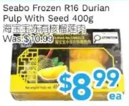 Ample Food Market Seabo Frozen R16 Durian Pulp With Seed offer