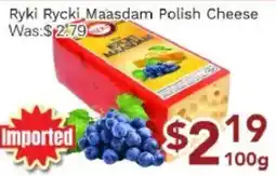 Ample Food Market Ryki Rycki Maasdam Polish Cheese offer