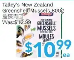 Ample Food Market Talley's New Zealand Greenshell Mussels offer