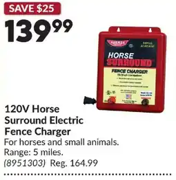 Princess Auto Parmak horse surround electric fence charger offer