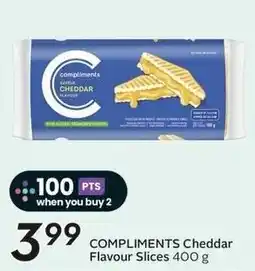 Sobeys Compliments Cheddar Flavour Slices offer