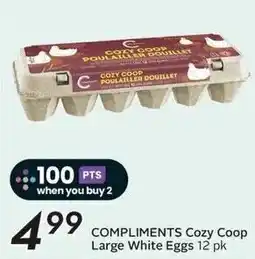 Sobeys Compliments Cozy Coop Large White Eggs offer