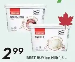 Sobeys Best Buy ice milk offer