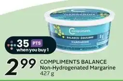 Sobeys Compliments Balance Non-Hydrogenated Margarine offer