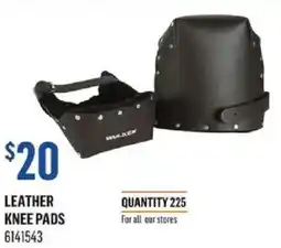 Canac Wulden leather knee pads offer