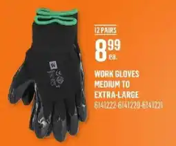 Canac Work gloves offer