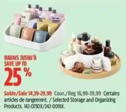 Canadian Tire Selected Storage and Organizing Products offer