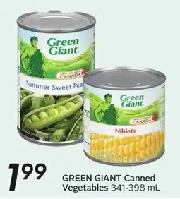 Sobeys Green Giant Canned Vegetables offer