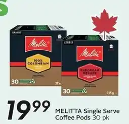 Sobeys Melitta Single Serve Coffee Pods offer