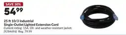Princess Auto Industrial Single-Outlet Lighted Extension Cord offer
