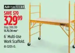 Canadian Tire Metatech 6' Multi-Use Work Scaffold offer