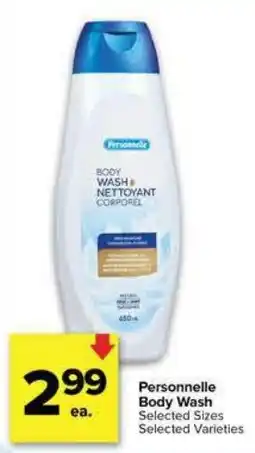 Metro Personnelle Body Wash offer