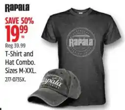 Canadian Tire Rapala T-Shirt and Hat Combo offer