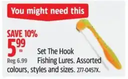 Canadian Tire Set The Hook Fishing Lures offer