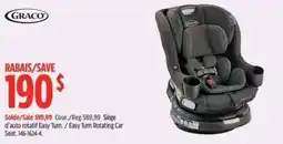 Canadian Tire Graco easy turn rotating car seat offer