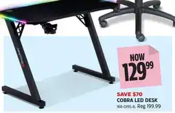 Canadian Tire Rocker Cobra Led Desk offer