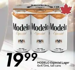 Sobeys Modelo Especial Lager offer