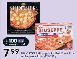 Sobeys Dr. Oetker Giuseppe Stuffed Crust Pizza or Suprema Pizza offer