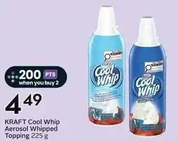 Sobeys Kraft cool whip aerosol whipped topping offer