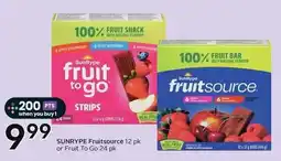 Sobeys SunRype Fruitsource offer