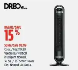 Canadian Tire Dreo smart tower fan offer