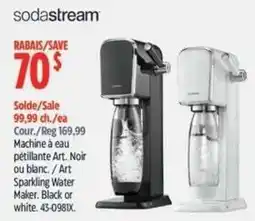 Canadian Tire Sodastream machine à eau pétillante Art. Noir ou blanc. / Art Sparkling Water Maker. Black or white. offer