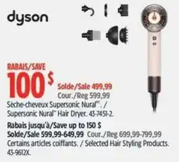 Canadian Tire Dyson Supersonic Nural Hair Dryer offer