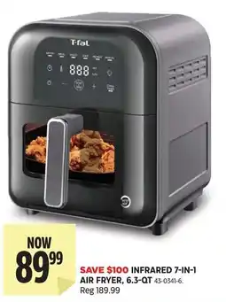 Canadian Tire Tfal air fryer 6.3-qt offer