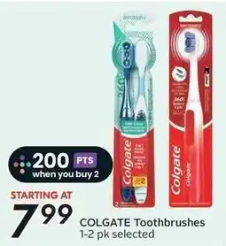 Sobeys Colgate toothbrushes offer
