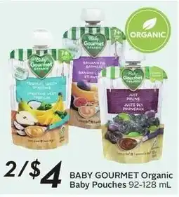Sobeys Baby Gourmet Organic Baby Pouches offer
