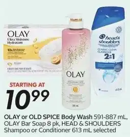 Sobeys Olay or Old Spice Body Wash offer