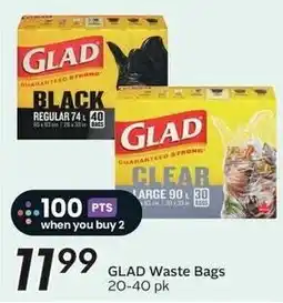 Sobeys Glad waste bags offer