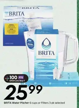 Sobeys Brita water pitcher offer