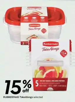 Sobeys Rubbermaid TakeAlongs offer