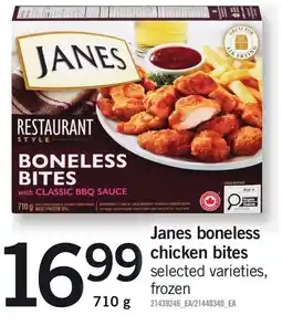 Loblaws Janes boneless chicken bites offer