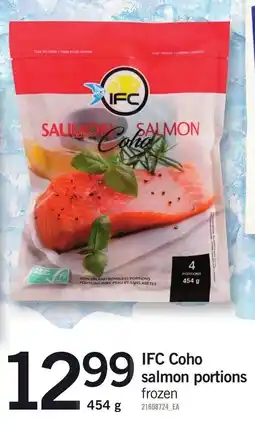 Loblaws IFC Coho salmon portions offer