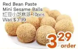Ample Food Market Red Bean Paste Mini Sesame Balls offer