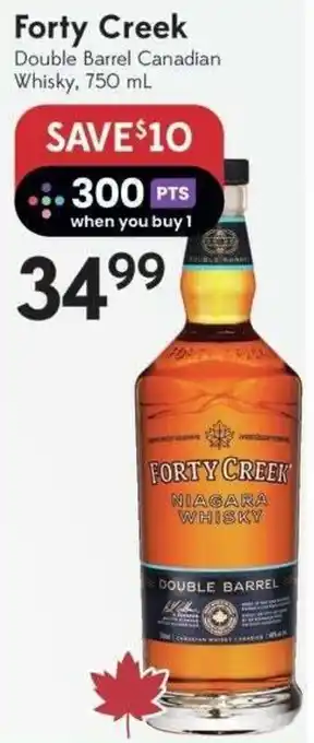 Forty Creek Double Barrel Canadian Whisky