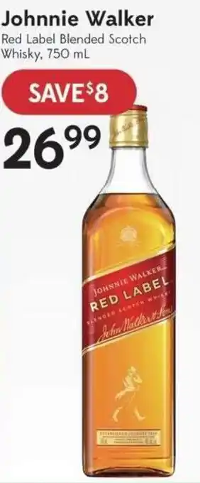 Johnnie Walker Red Label Blended Scotch Whisky