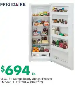Kent Frigidaire 13 Cu. Ft. Garage Ready Upright Freezer offer