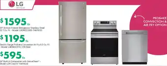 LG 30' Bottom Freezer Refrigerator Stainless Steel