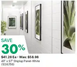 Kent Shiplap Panel-White offer
